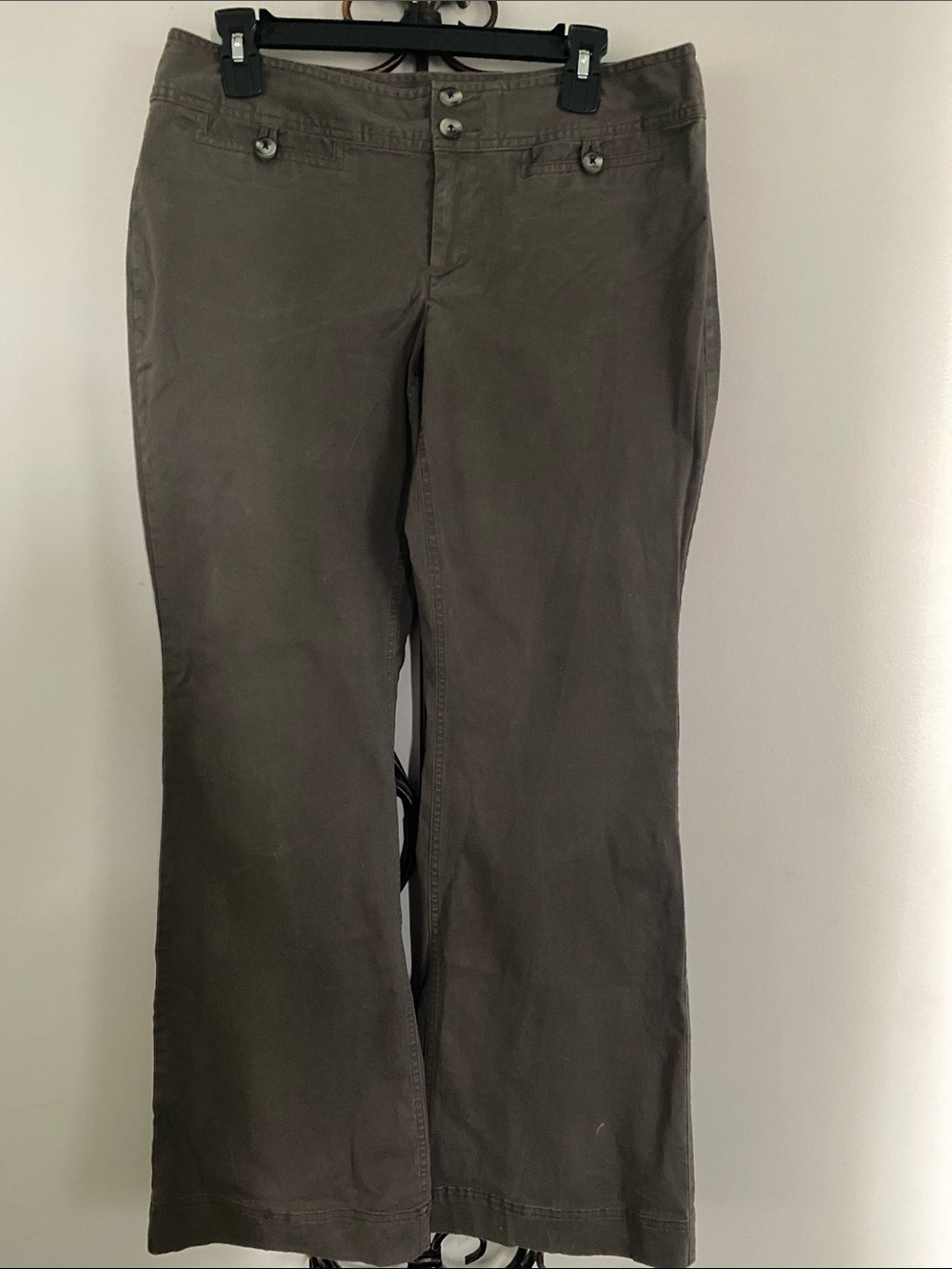 GAP Women's Boot-Cut Pants in green